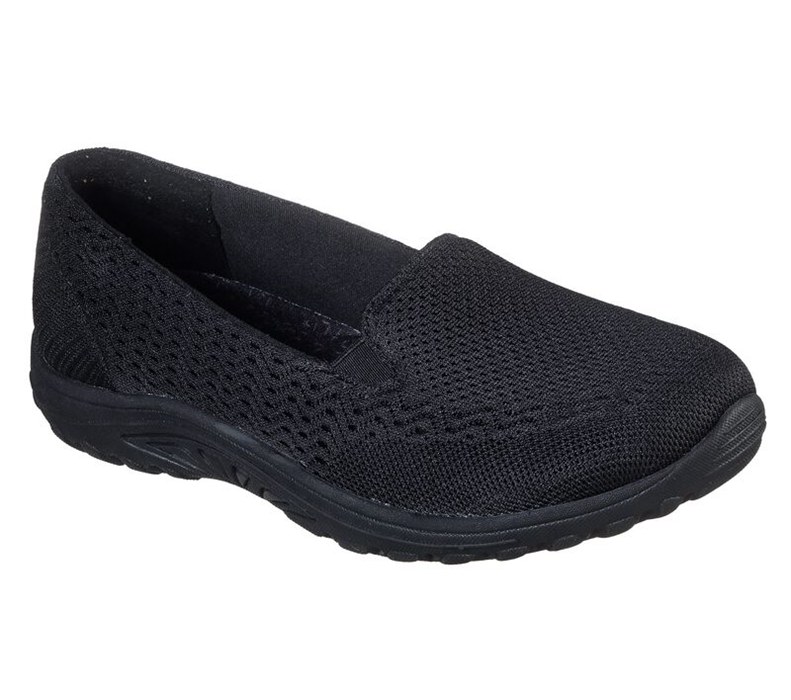 Skechers Dam Svarta Slip On - Relaxed Fit: Reggae Fest - Pillows - Sverige (DSPKL-2073)